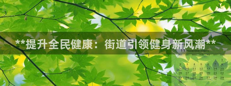 尊龙凯时d3563：**提升全民健康：街道引领健身新风潮