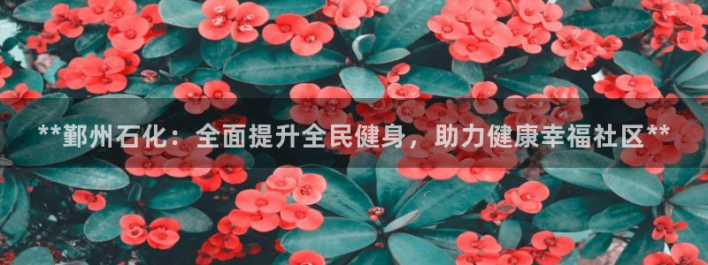 尊龙凯时人生就是博官网登录：**鄞州石化：全面提升全民健