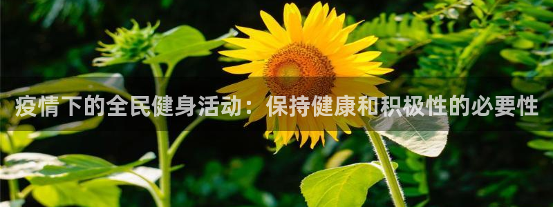 尊龙凯时贴吧：疫情下的全民健身活动：保持健康和积极性的必