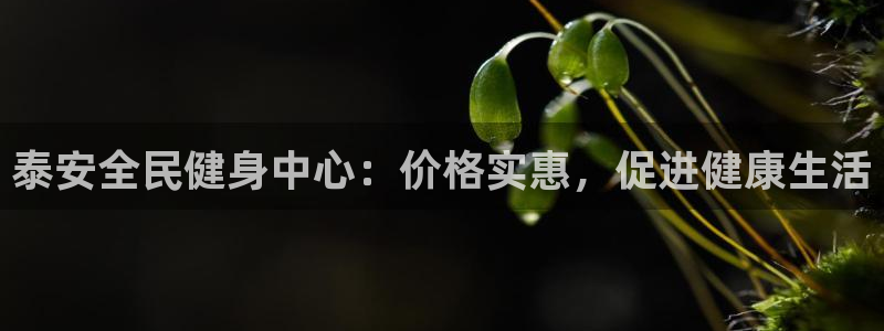 d88尊龙手机客户端下载：泰安全民健身中心：价格实惠，促