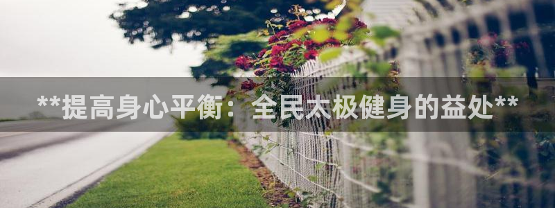 尊龙凯时家居是品牌吗：**提高身心平衡：全民太极健身的益